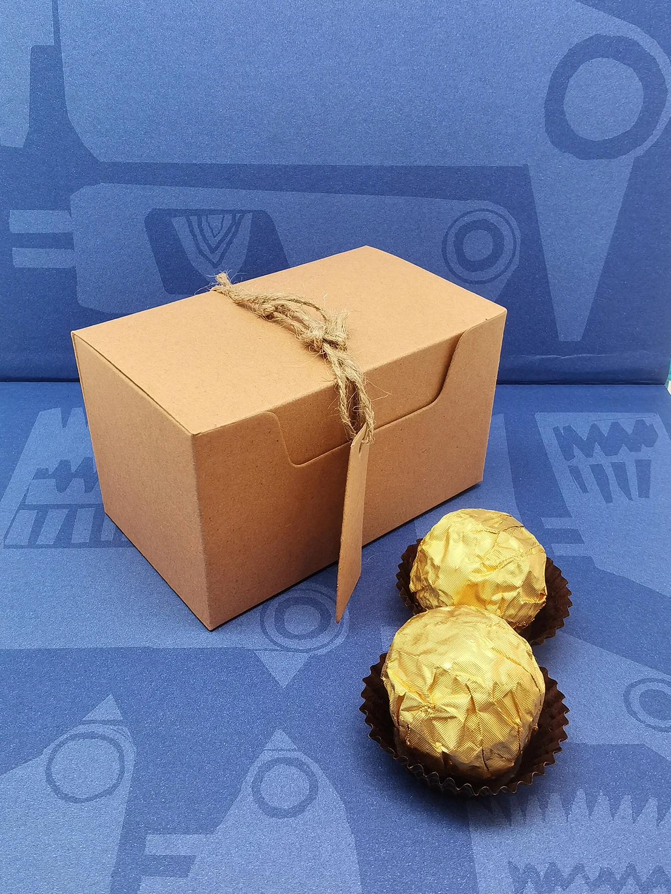 10pcs Kraft Paper Rectangular Gift Boxes for Party Favors, Candy, Chocolates, Cookies, ... - SKU KPRB1031 - UGI Packaging