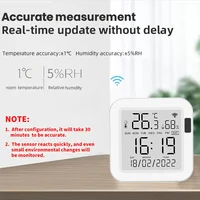 Tuya WiFi Smart Thermometer hygrometer Temperature Humidity Sensor APP Remote Control Work with SmartLife Yandex Alice Alexa - Image 3