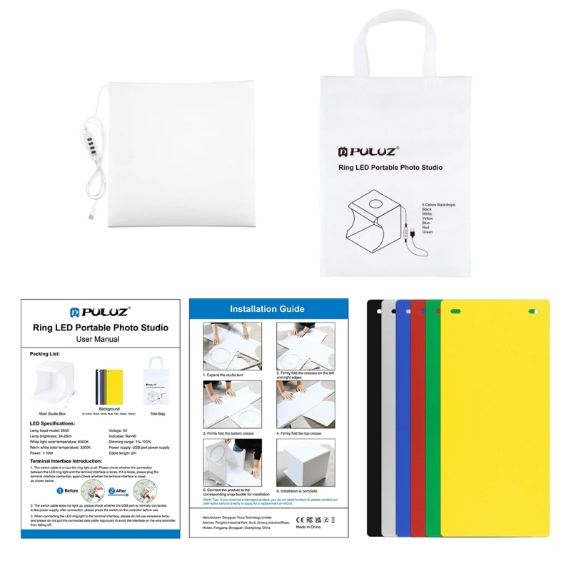 Mini Folding photo box light Photography Studio Camera photo Shooting Tent Box Kit Diffuse Studio lightbox for DSLR Camera