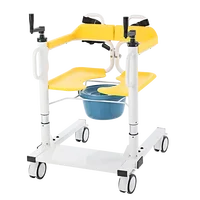 home care equipment patient transfer lift chair Manual Crank Lift Transfer Chair 1