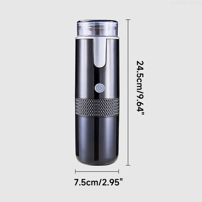 Portable Coffee Machine Brewing for Car Home Electric Espresso Machine R9UD