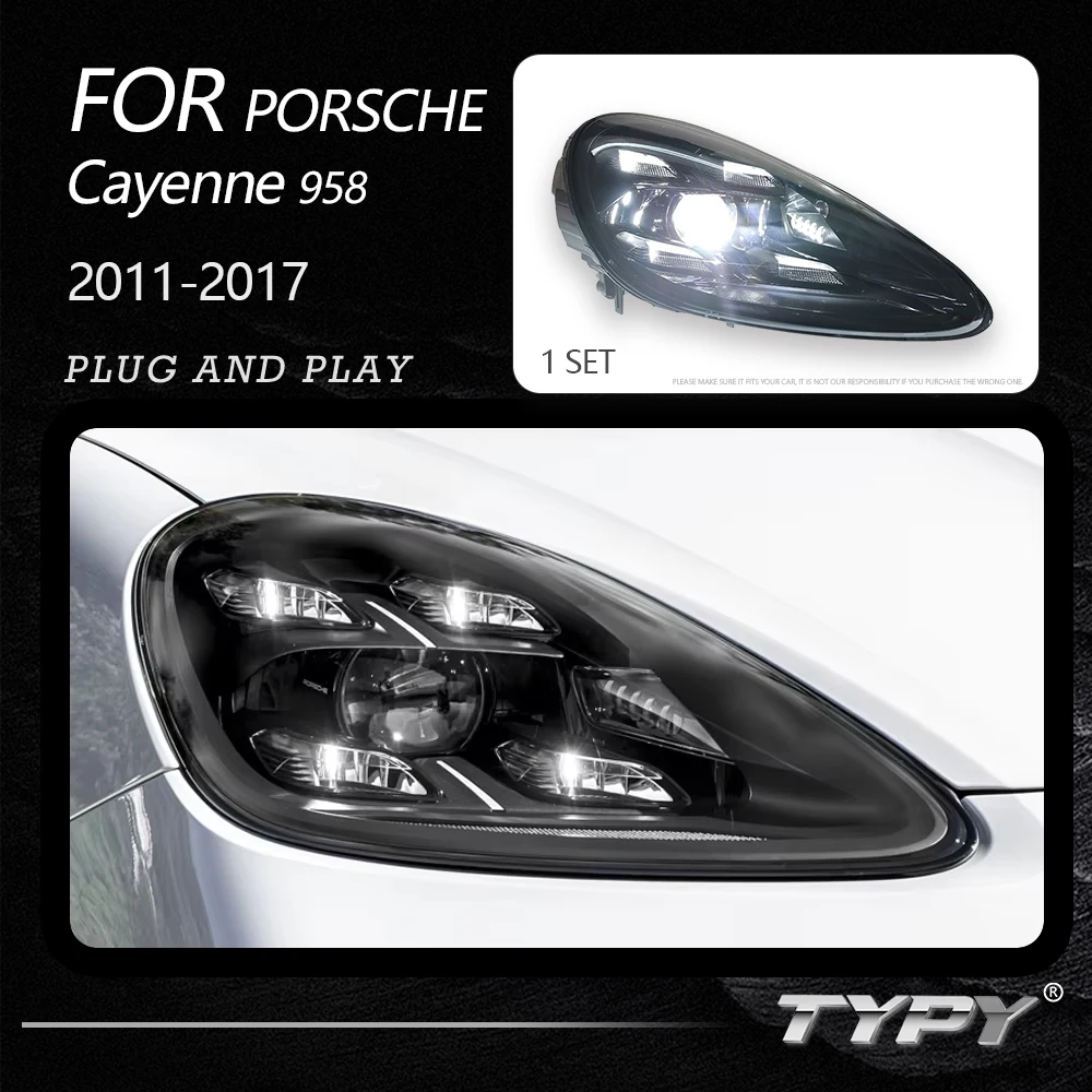 極上品ポルシェ カイエン　右ヘッドライト 9Y0.941.034.AK E3 PORSCHE CAYENNE 2019 22 GT S TURBO S LEFT LED HEADLIGHT