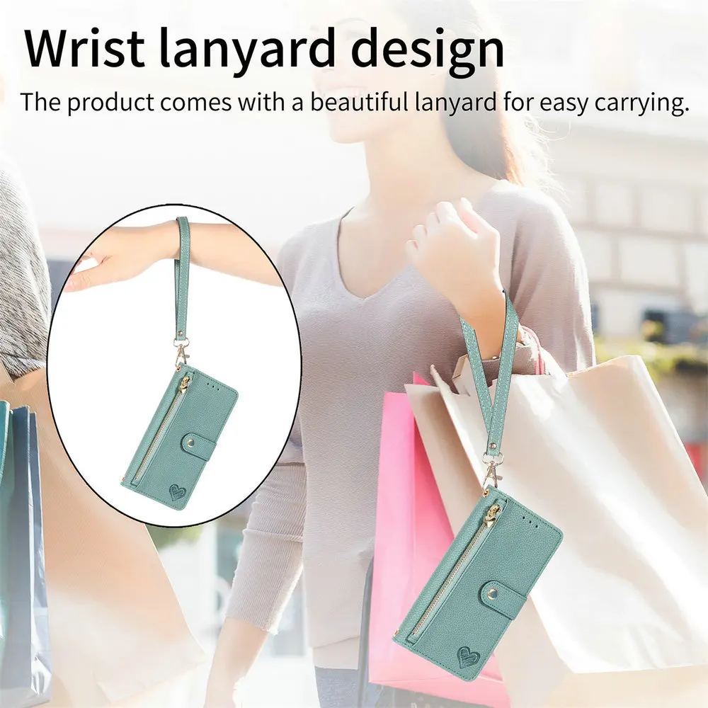 For Nokia XR21 C02 5G 2023 Flip Case Zipper Wallet RFID Blocking Multi Card Book Shell Nokia C12 Pro C22 C32 G42 C110 C300 G22