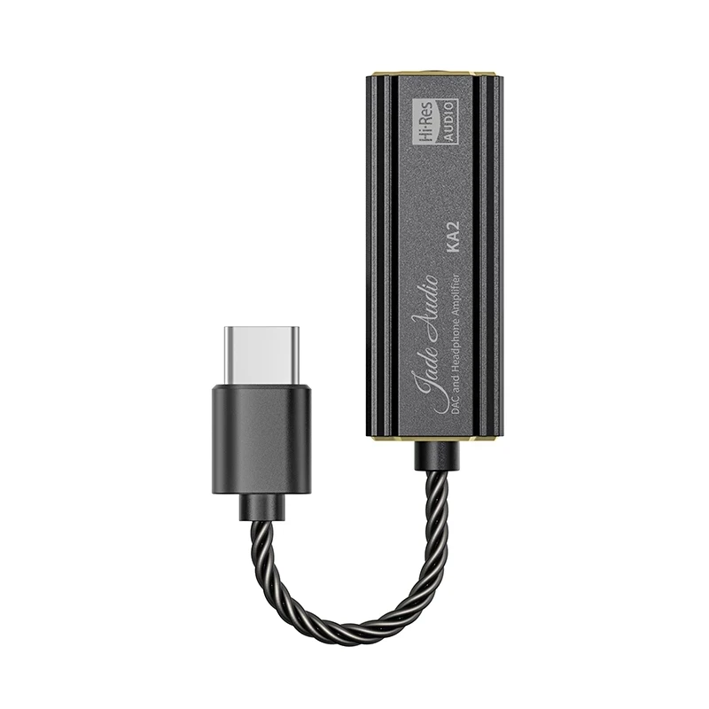 Fiio Jadeaudio Ka2 Typec/Lightning A Dongle Da 4.4Mm, Double Dac Cs43131 Dsd256, Adattatore Per Cavo Hifi Per Android Ios Mac Win10 Ecc.