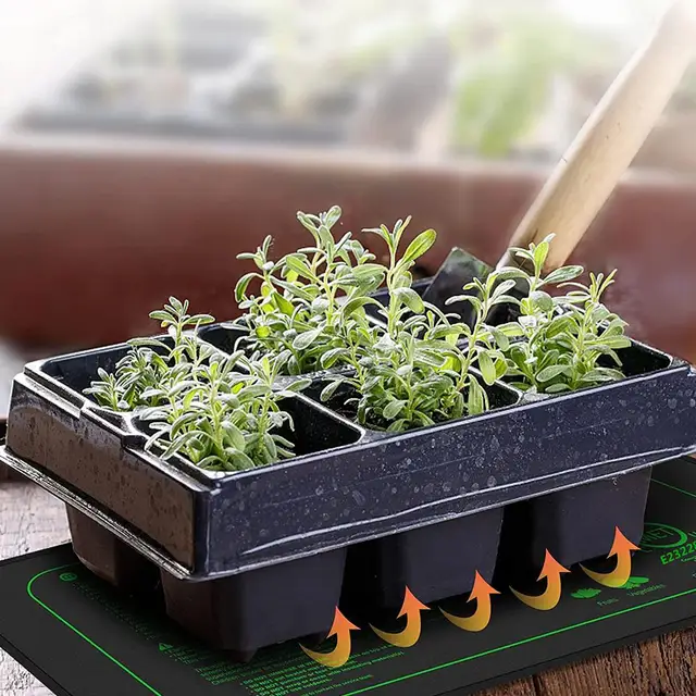 Palánta Fűtés Szőnyeg 25X52.5 Cm Vízálló Növényi Vetőmag Csírázás Terjedése Klónindító Pad 110 V/220 V Kerti Kellékek - Image 4