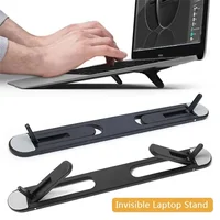 Support universel pour ordinateur portable, pour Macbook Pro 13 15 Air, Lenovo, Samsung, tapis de refroidissement, support Invisible pour ordinateur portable 1