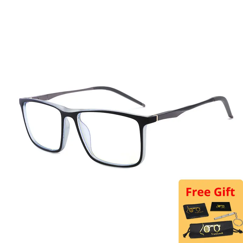 Blue Light Blocking Unisex Square Eyewear with UV Protection