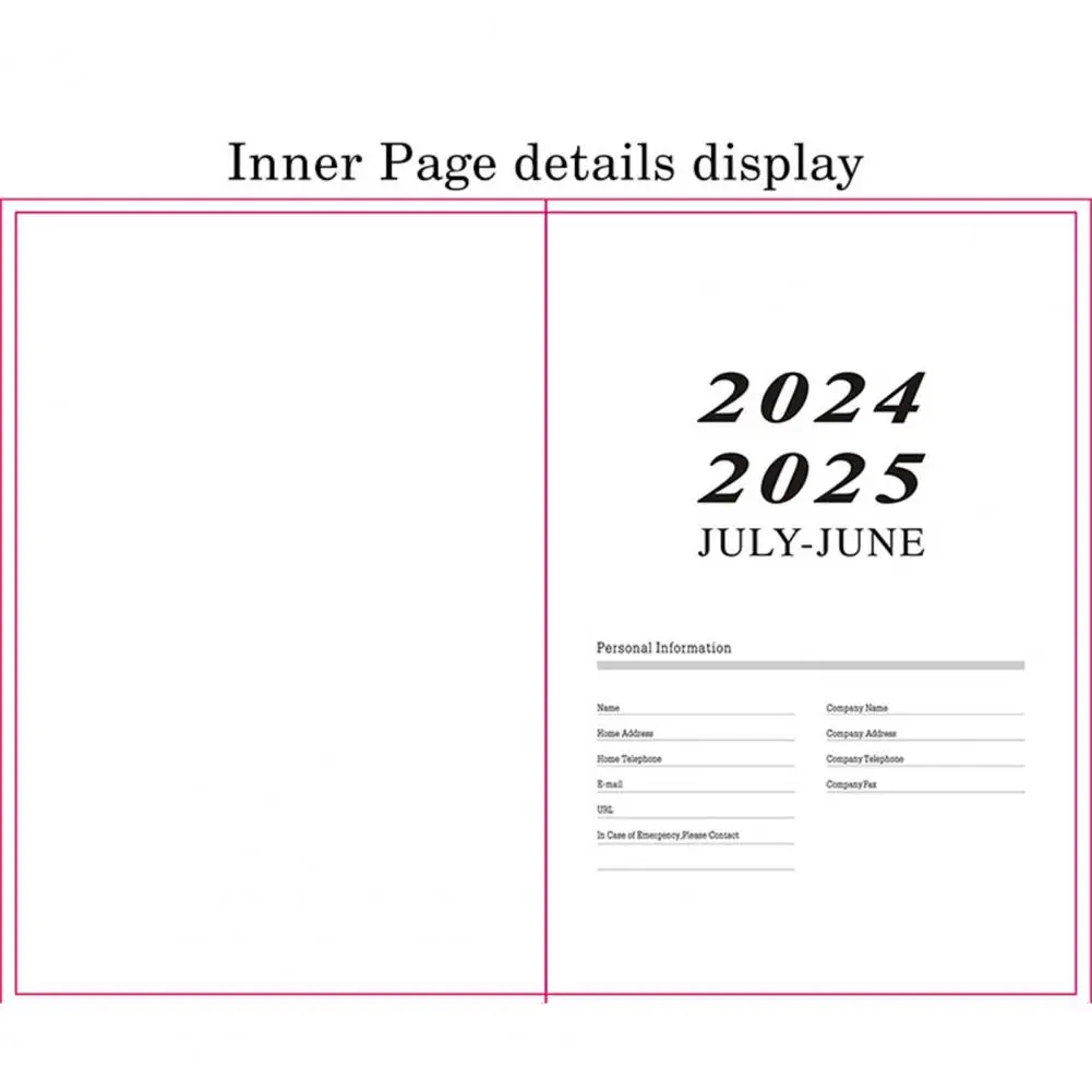 

Ежемесячный Планировщик Joy 2024-2025, блокнот, ежемесячный календарь для контроля времени без стресса в домашнем офисе, школе