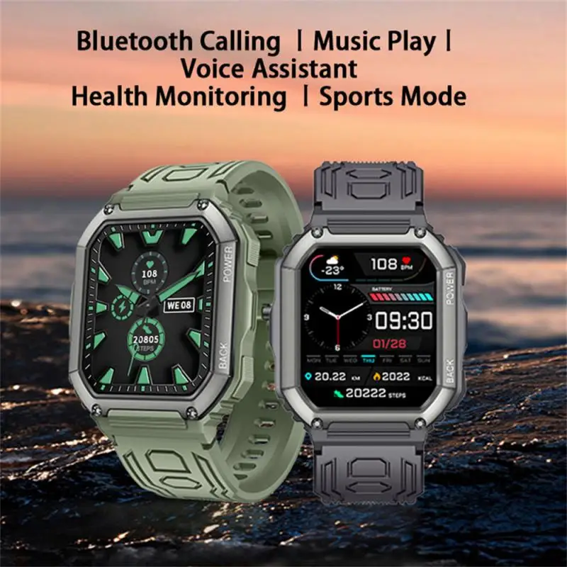 

2022 New Smart Watch Men Big Battery Music Play Fitness Tracker Dial Call Sport Smartwatch Men for IOS Android