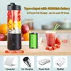 Mini Portable Blender  Fruit Juicer Smoothie Orange Fresh Juice Blender Multifunction Rechargeable Portable Bottle Mixer 4