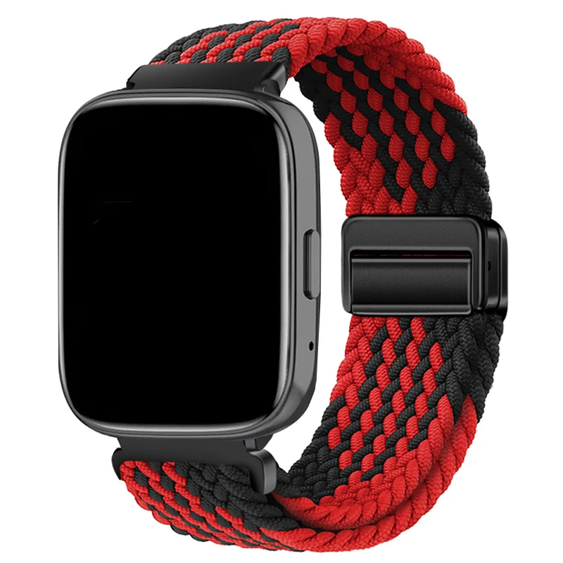 Braided Nylon Solo Loop Band with Magnetic Buckle