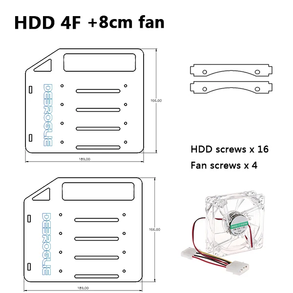 ハードディスクドライブラック 3.5インチ透明ハードディスクケージDIYハードディスクブラケット透明アクリルスタンドfor Office for  School Home 超人気
