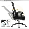 Ergonomic Office Chair Footrest Home Office Desk Chair with Headrest and Backrest 90 135 Adjustable Mesh Computer Desk Chair 5
