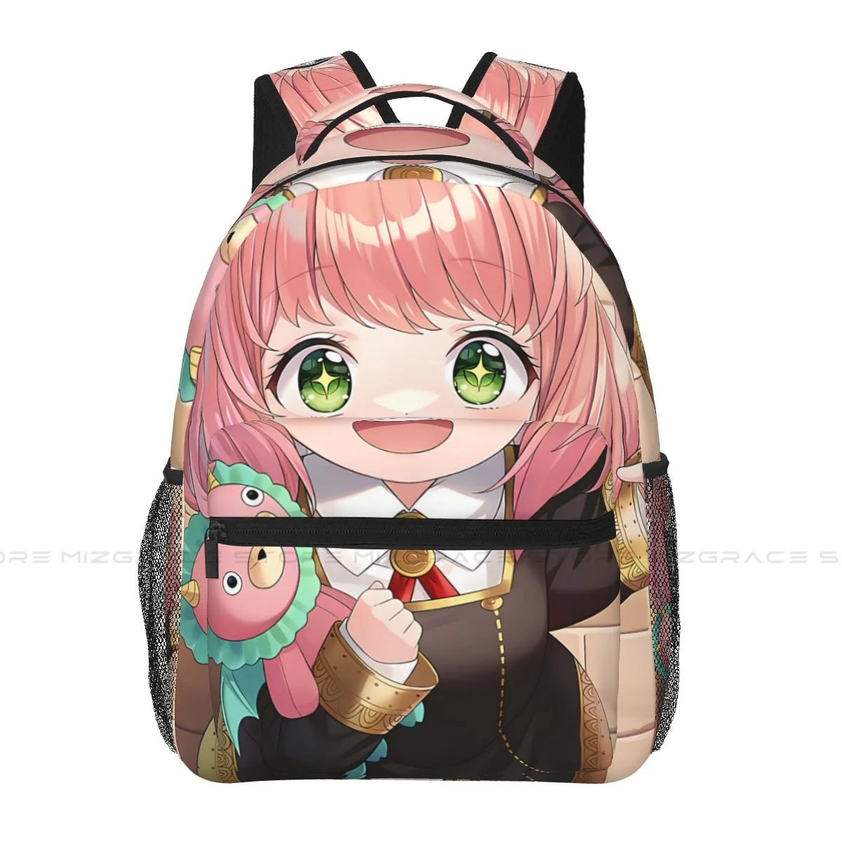 

Anya Forger Spy X Family Students School Bags Anime Collage Boy Girl Fashion Teens Books Backpack Soft Rucksack Unisex