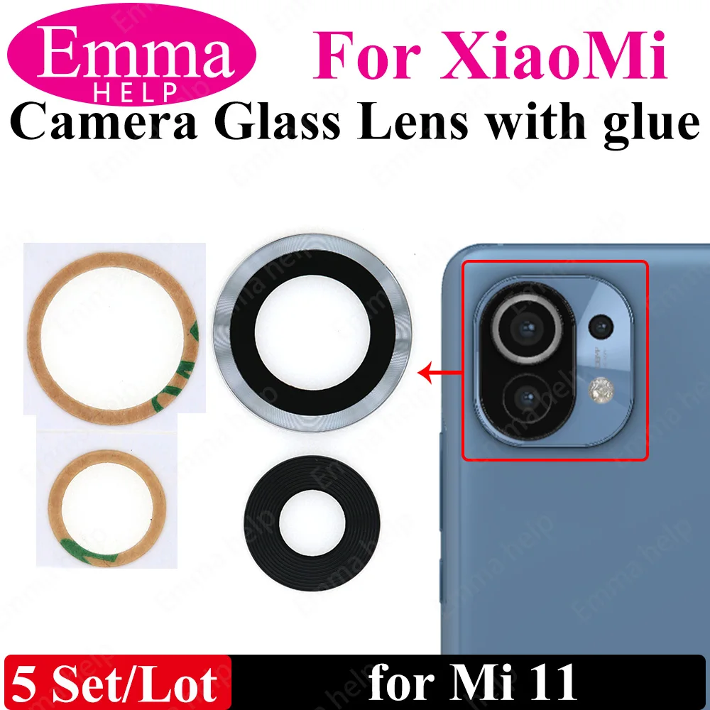 Vetro Fotocamera Ricambio Per Xiaomi Mi 11 Ultra - Con Colla, Lente Di Sostituzione - Foto 2