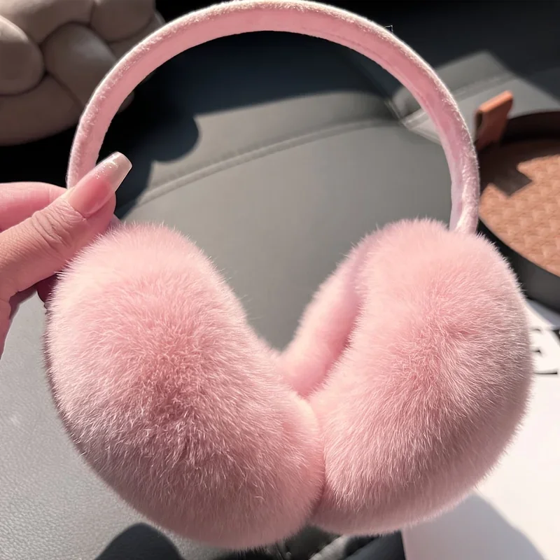 Men's and Women's Warm Fleece Ear Muffs Ideal Christmas Gift Outdoor Warm Ear Muffs Cycling Ear Muffs Fleece Ear Pouches