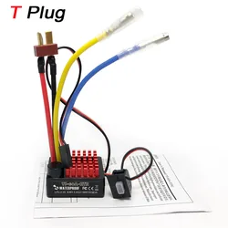 High-Performance 60A Brushed ESC Electric Speed Controller with BEC for RC Cars (YS-60A-RTR T Plug)
