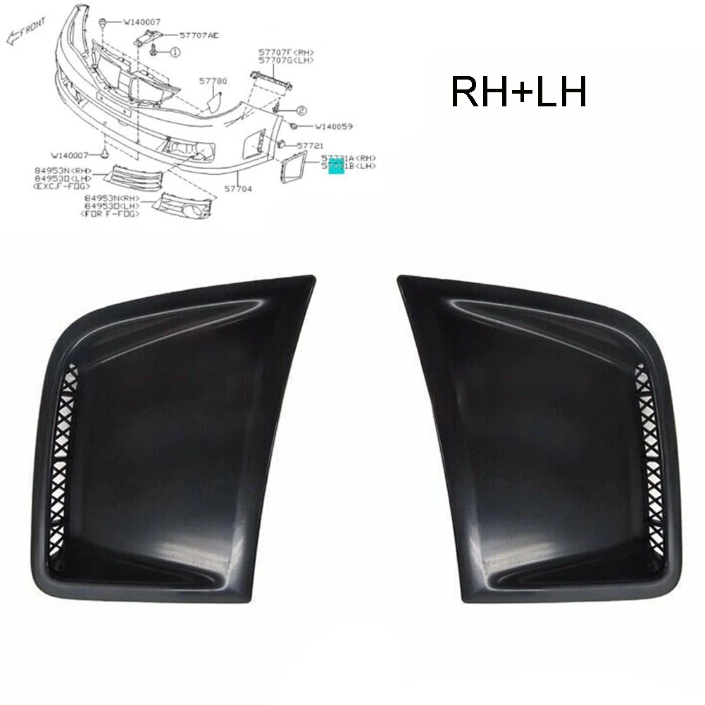 LH + RH 안개등 범퍼 베젤 커버, 임프레자 WRX STi 2008-2014 용, 57739FG010 57739FG020