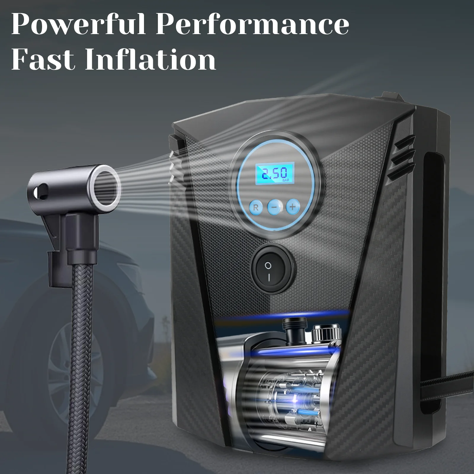 12V �ڵ��� Ÿ�̾� ��â��, ������ ������ �з� ���÷���, �߰� ����� ���� LED ������ ����� ���� ���� �з�