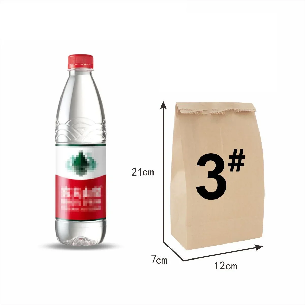 Bags to Pack Products Pouch Christmas Shopping Wedding Bucket Bread Paper Kraft Festive Grocery Event Party Supplies Brown Bag