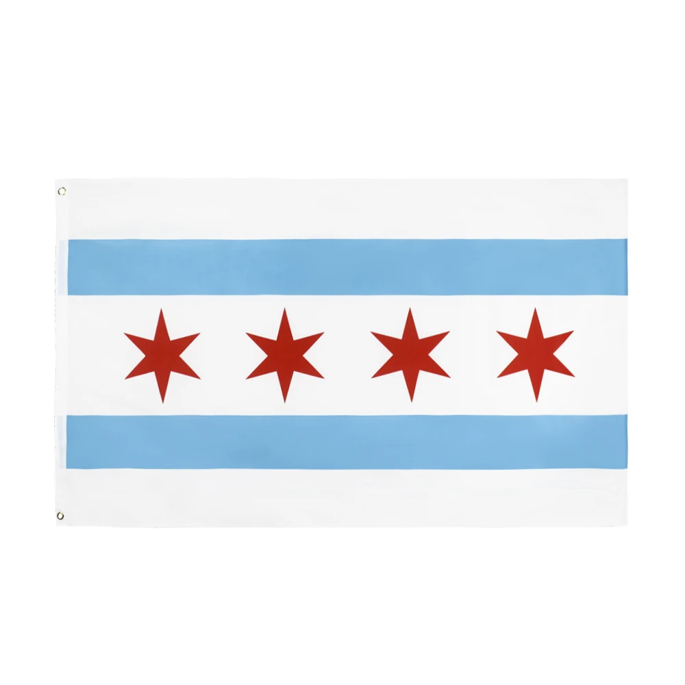 Flaghub 90X150 Cm Usa Us Chicago W Club Flag Per La Decorazione