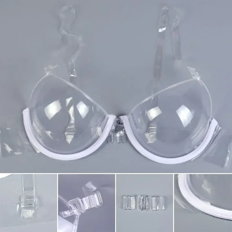 New Women Fashion Transparent Clear Bra Strap Invisible Bras Invisible Shoulder Strap For Party Dress Wear - Image 3