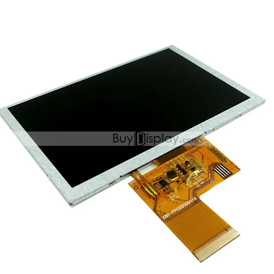 5"TFT LCD Display Module WVGA 800x480 High Resolution for MP4