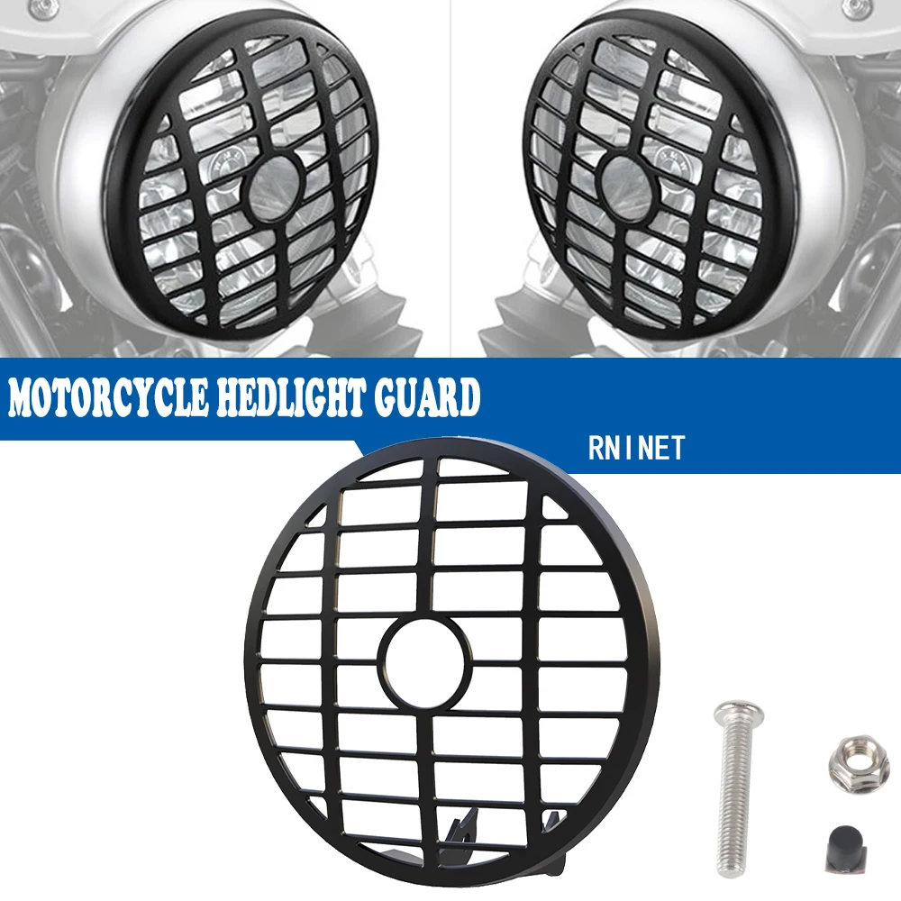 

2023 Motorcycle Headlight Grill Guard Protection Cover Protector For BMW RnineT Scrambler (K23) R Nine T Scrambler K23 2021 2022