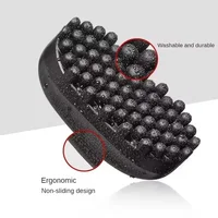 Éponge professionnelle pour cheveux bouclés, brosse torsadée magique, bobine africaine ondulée, Dreadlock, brosse à cheveux naturelle, outil de coiffure Afro pour Salon de coiffure 2