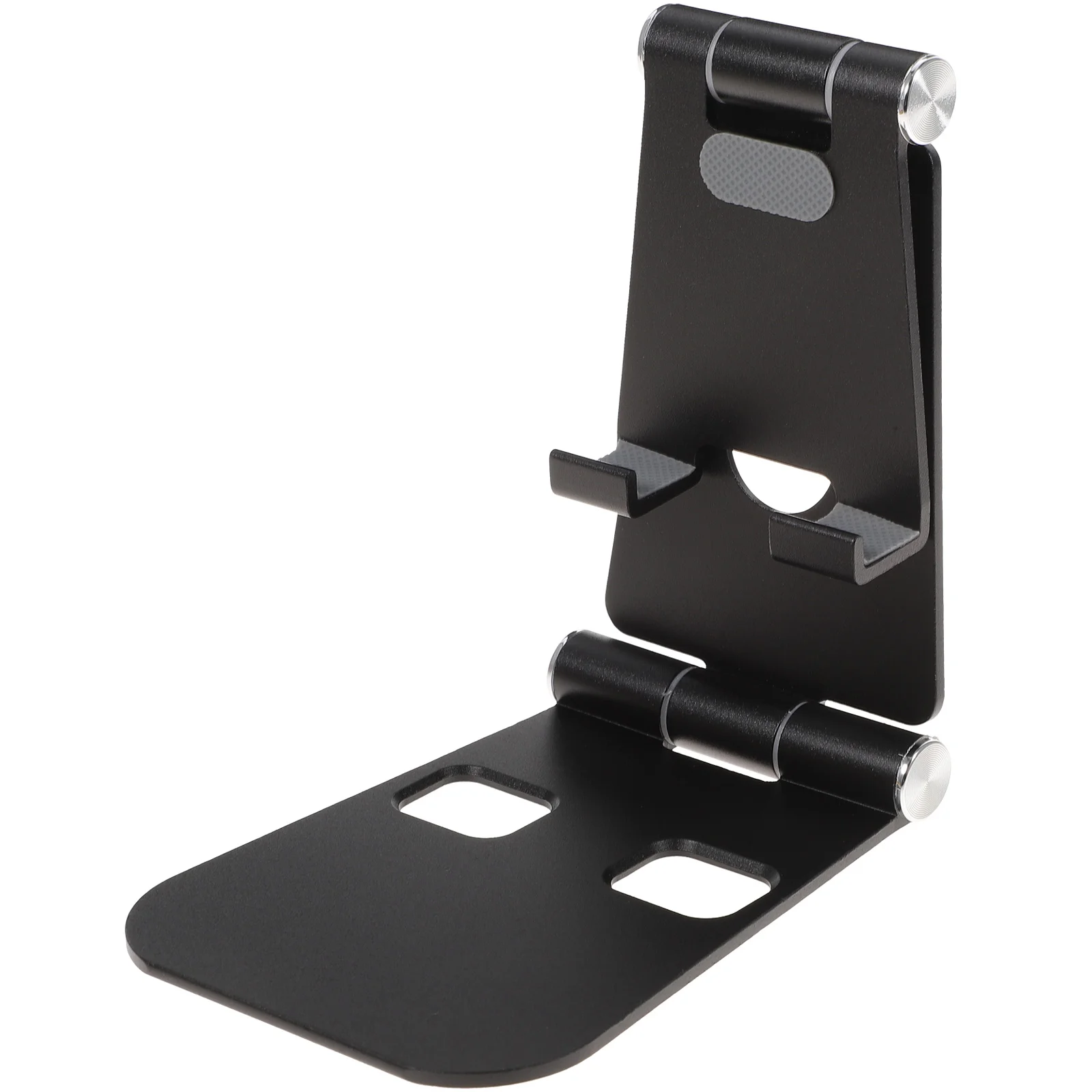 

Universal Metal Bracket Aluminum Alloy Non- Silicone Mobile Cradle and Portable Triangular Stability Desktop Lazy Bracket Stand