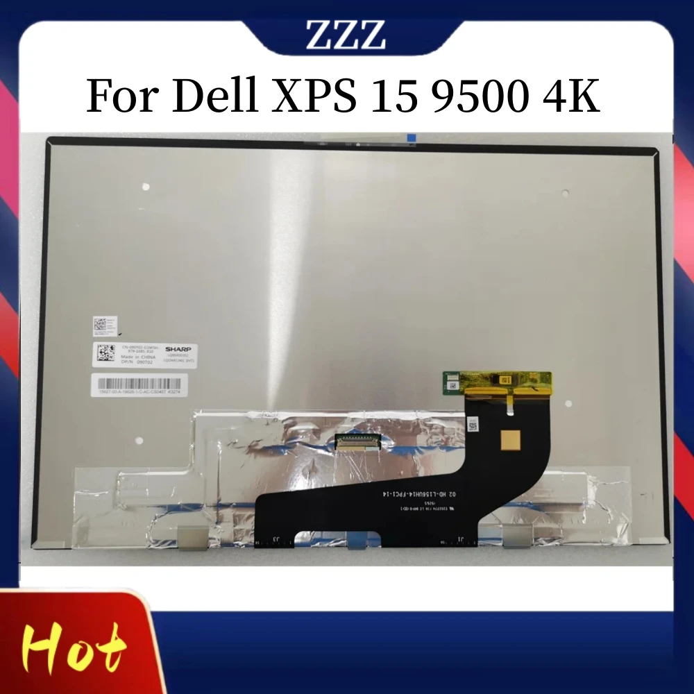 Schermo Lcd Da 15.6 Pollici 4K (3840X2400), Display Lcd A Matrice Di Touch Screen Per Dell Xps 15 9500 16:10