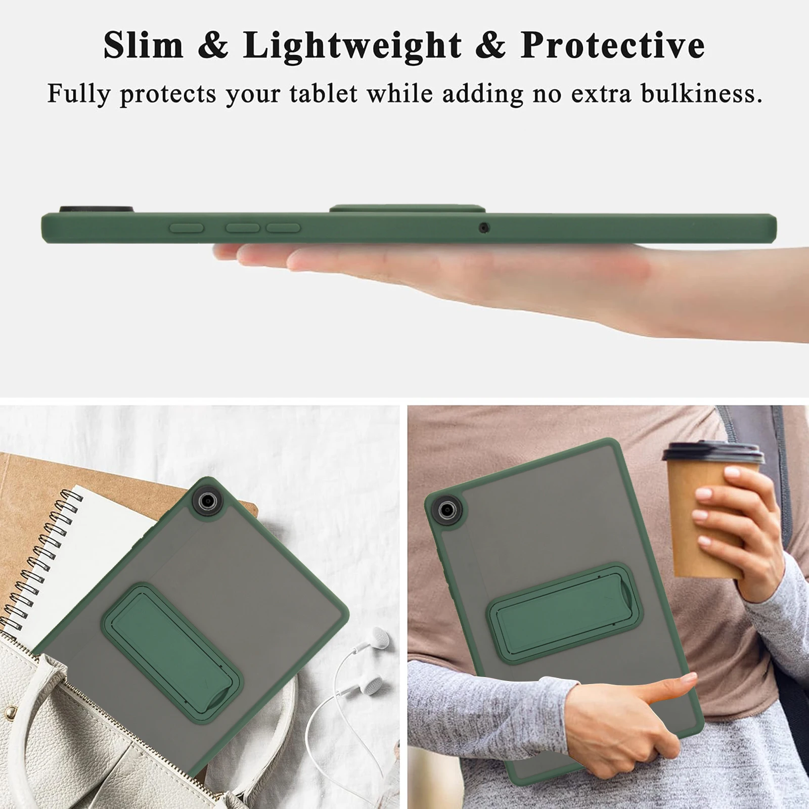 Versatile Shockproof Tablet Case with Kickstand and Hard Holder Cover