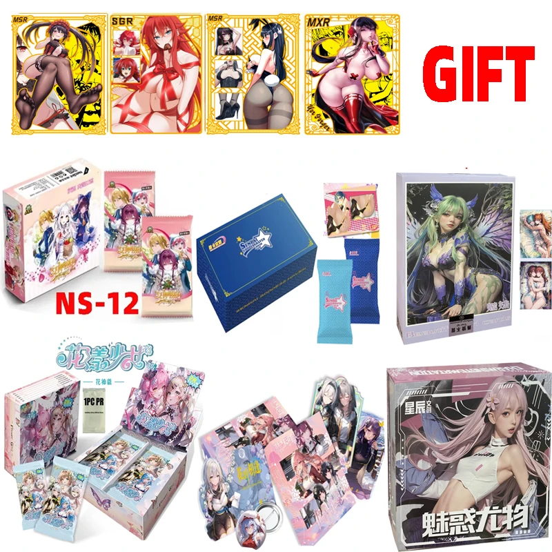 

2024 Goddess Story Cards Ns12 Collection Cards Cute Girl Booster Box Tcg Swimsuit Bikini Feast Booster Box Toys Hobbies Gift