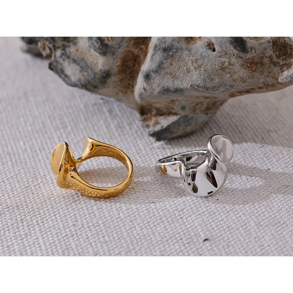 Yhpup Stainless Steel Ring Personalized