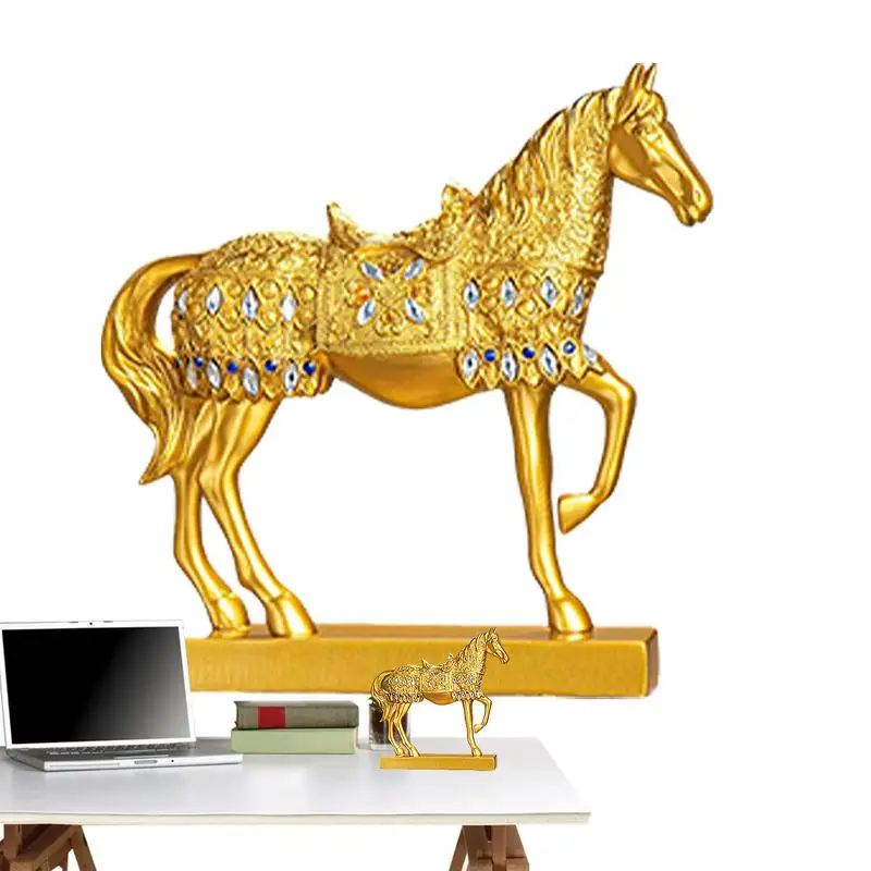 

Chinese New Year Statue Luxury Animal Sculpture New Year Decorations Table Ornaments durable Spring Festival Figurines Supplies