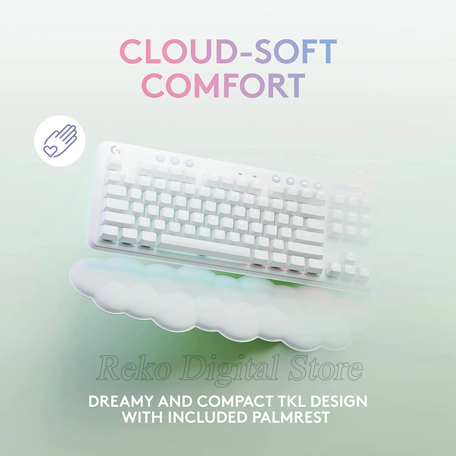 g715 リニア ゲーミングキーボード＋リストレスト G715(リニア) ホワイト