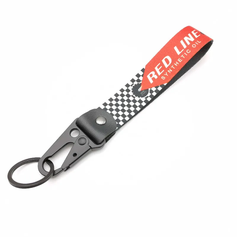 

Hot Sale Jdm Style Keychain Lanyard Keyring Decoration Racing Team For Red Line Honda Mazda Nissan Car Motorcycle Accessories