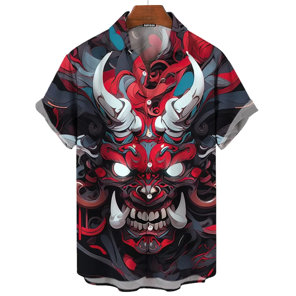 Samurai Japón Camiseta Maqueta Diseño Vintage Retro | Vector Premium