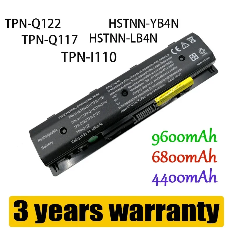 

11.1v 6 Cells Laptop Battery PI06 for Hp Envy 15 17 TouchSmart 17 Pavilion 15 17 HSTNN-LB40 LB40O LB4N LB4O UB4N PI09