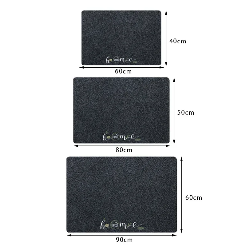 Home Door Floor Mat, Rectangle Rugs Non-Slip Carpet Foot Pads Japanese-style Doormat For Hallway Bathroom Kitchen, Entrance Mats