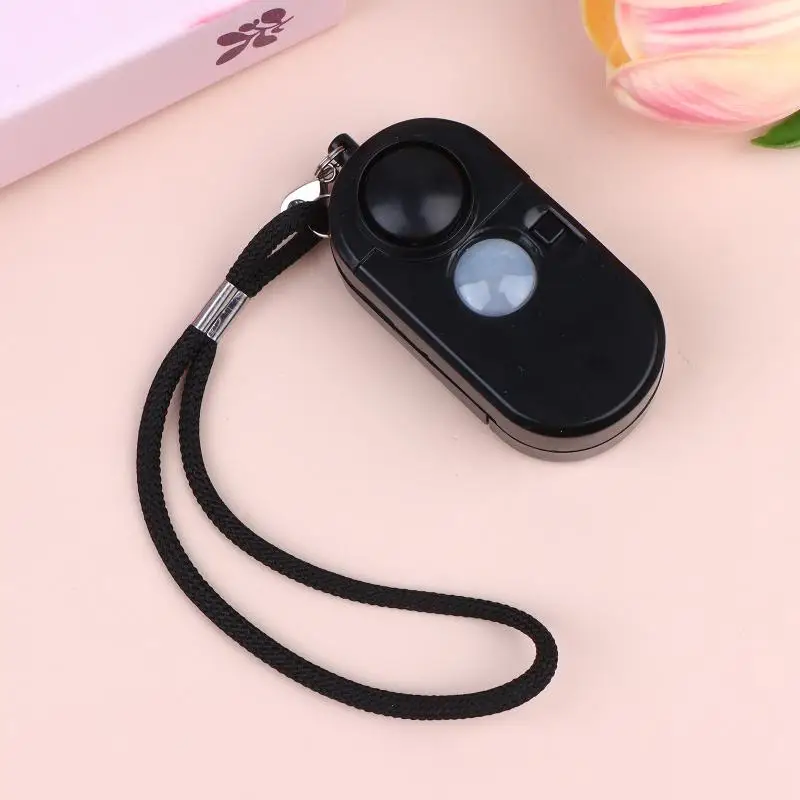 1Pc 휴대용 미니 모션 감지기 알람 120DB 사이렌 SOS 손전등 LED 라이트 보안 여행 홈 어린이 안전 개인 경보