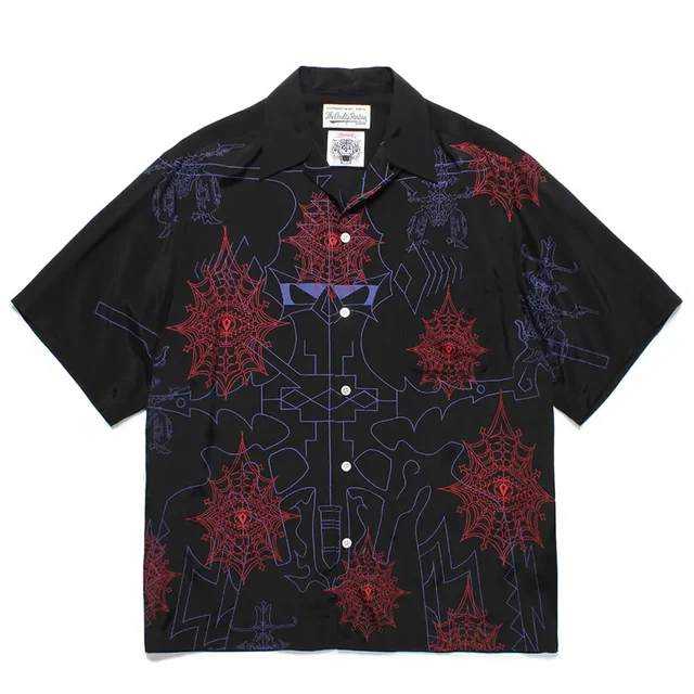 2025 Summer New Style Skull Full Printing Wacko Maria Shirts