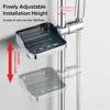 1/2 PCS Bathroom Shelf Without Drilling Bathroom Shelf Shower Organiser With Shower Stand Shampoo Holder Shower Shelf Bathroom A 3