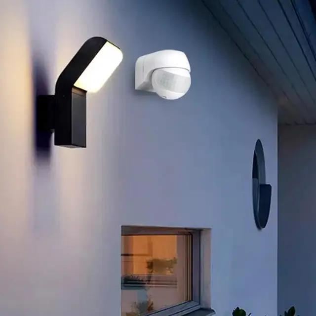 Outdoor Infrared Long Motion 110v~230v Wall Switch PIR Detectors LED Sensor Waterproof Timer 180 Light Motion Sensor  4