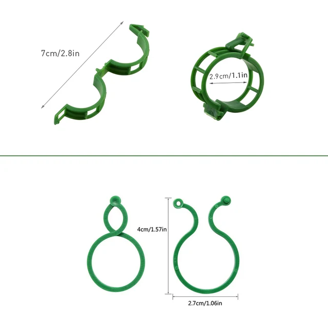 2 In1 20-200Pcs Növényi Klipek Szőlősav Újrafelhasználható Csathorog Támogatja A Szőlőcsatlakozást Zöldség Paradicsom Uborka Szőlőhöz - Image 6