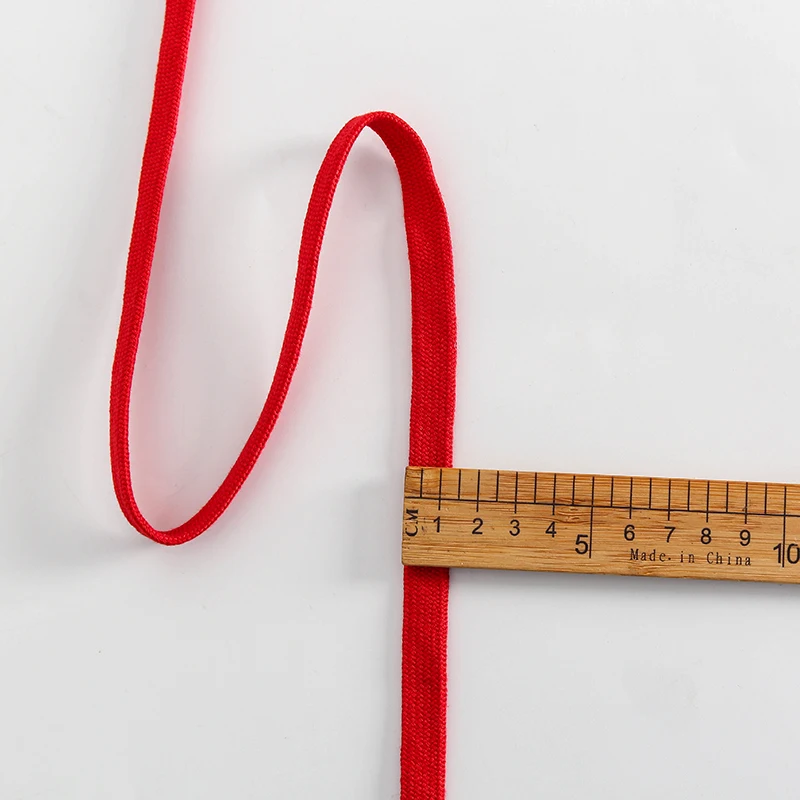 Nylon Cord Cotton Rope Jute Rope Macrame Cord Nylon Rope 140cm Braided Flat Rope Twisted Cord Solid Color Sweatpants Hoodie Drawstring Rope Replacement DIY Sewing Accessories 1pcs