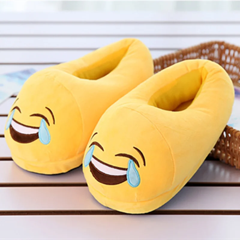 Lovers Cute Indoor Mujer Big Toe Funny Femes Cartoon Slippers Short Plush Warm Winter Shoes Home Slides Cotton Fabric Holloween