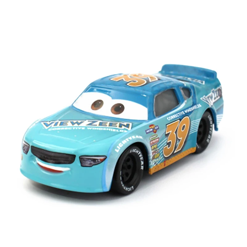 Disney Pixar Car Dr. Blue Sky Racing  Black Storm Jackson Ramirez McQueen 1：55 Diecast Vehicle Metal  Kid Boy Birthday Toys Gift tow truck toy