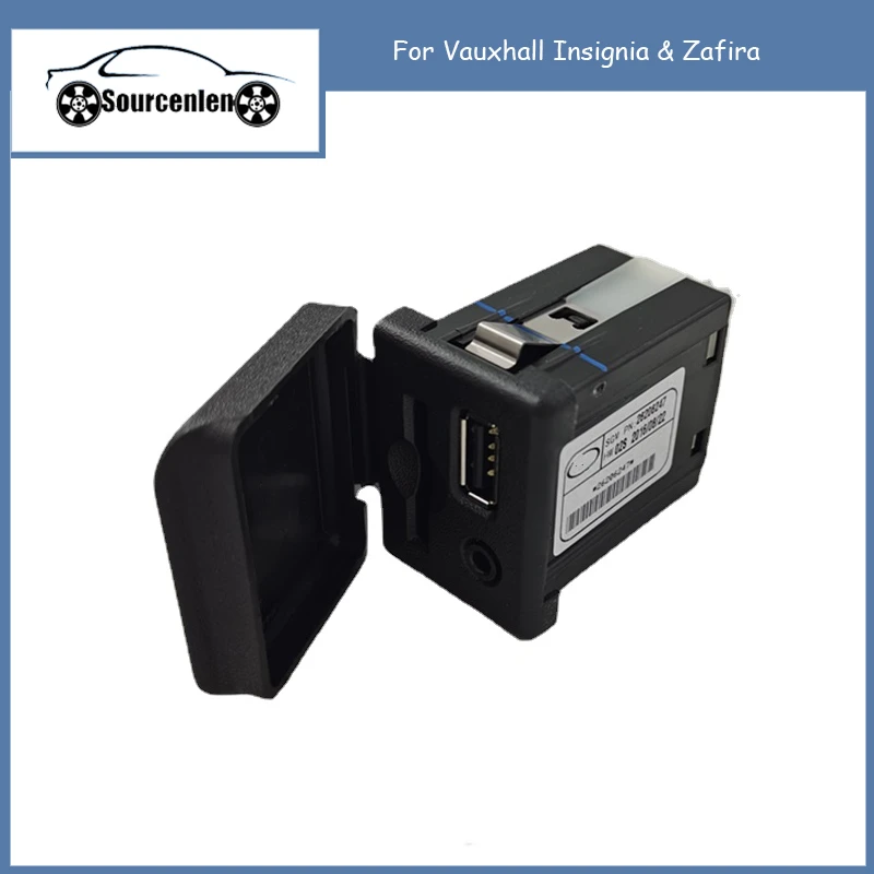 Adaptador De Conector Usb Para Vauxhall Insignia Y Zafira C, Tarjeta Sd, Enchufe Auxiliar, 20868796, 26206247, 3,5 Mm