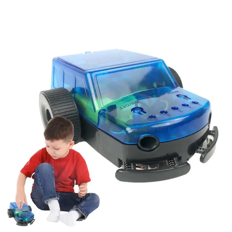 

Sensor Car Toys 4-in-1 Function Interactive Voice Recognition DIY Car Building Set Educational Vehicle Toys For 8 Boys And Girls